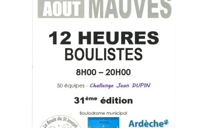 12 HEURES BOULISTES